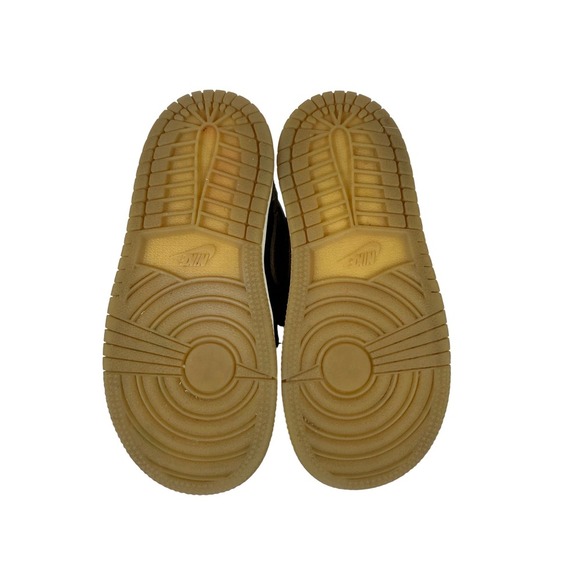 Nike Toddler Air Jordan 1 AJ1 Retro High OG Black/Gold Shoes FD1413-071 Sz 9C - Picture 6 of 9